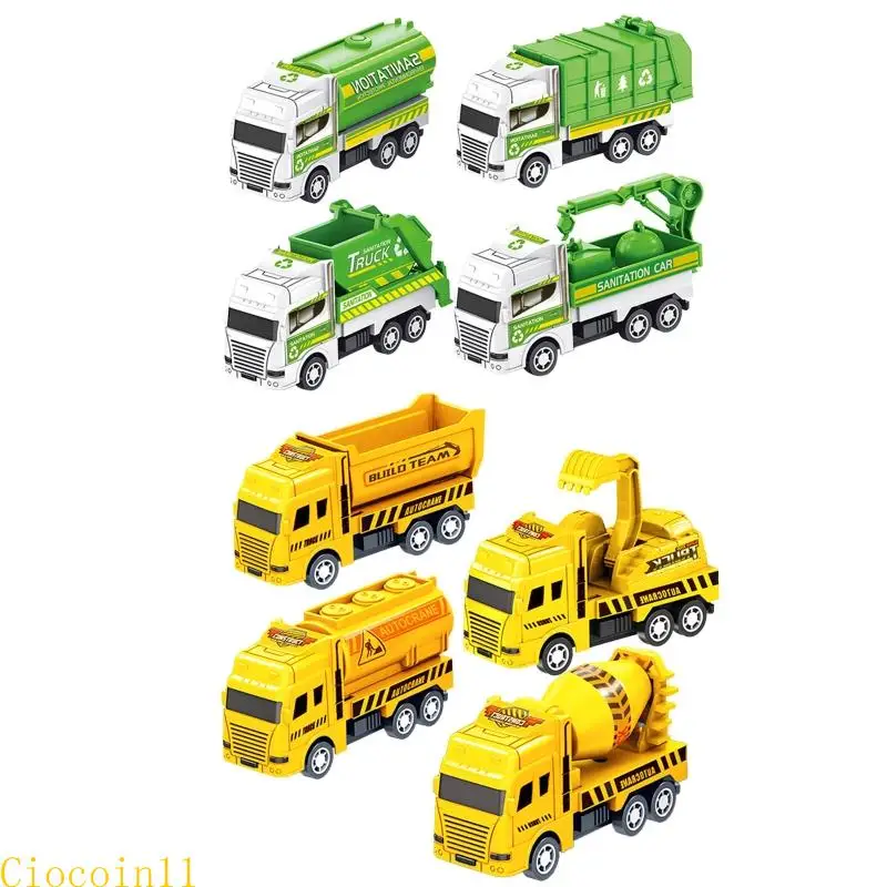 Construction Car Toy Baby Pull Back Vehicle Toy Truck Model Plastic Friction Inertia Car for Toddlers Boys 3/4/5 Gift
Construction Car Toy Baby Pull Back Vehicle Toy Truck Model Plastic Friction Inertia Car for Toddlers Boys 3/4/5 Gift