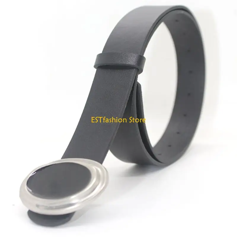 Y5GC Waist Belt Round Buckle Classical Skinny Belt for Dress Casual Wear PU Skinny Belt for Wrap Dress Pants
Y5GC Waist Belt Round Buckle Classical Skinny Belt for Dress Casual Wear PU Skinny Belt for Wrap Dress Pants