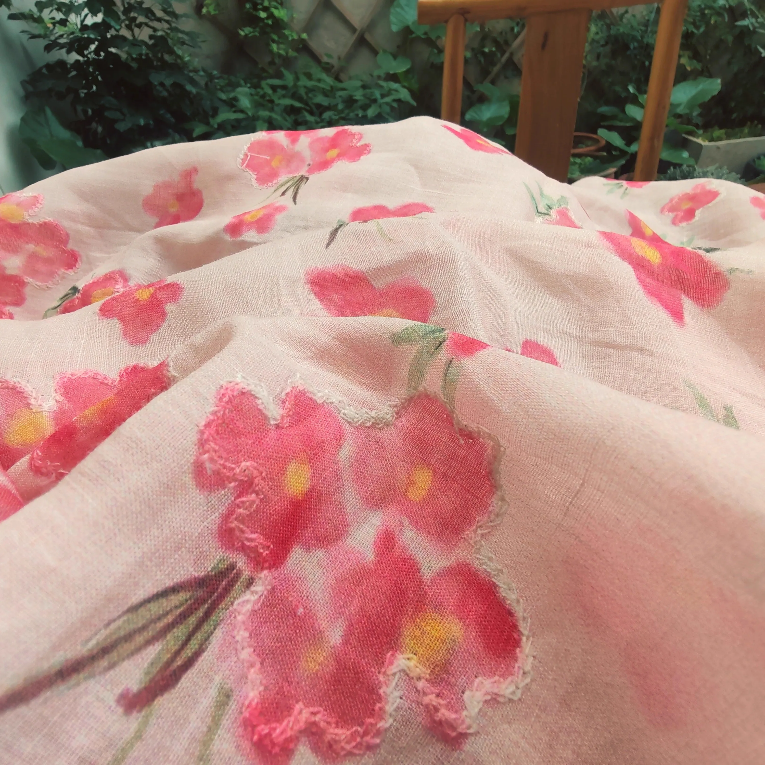 1yard natural ramie fabric Peach powder embroidery tissu Skirt dress shirt bag cheongsam fabric for clothing
1yard natural ramie fabric Peach powder embroidery tissu Skirt dress shirt bag cheongsam fabric for clothing