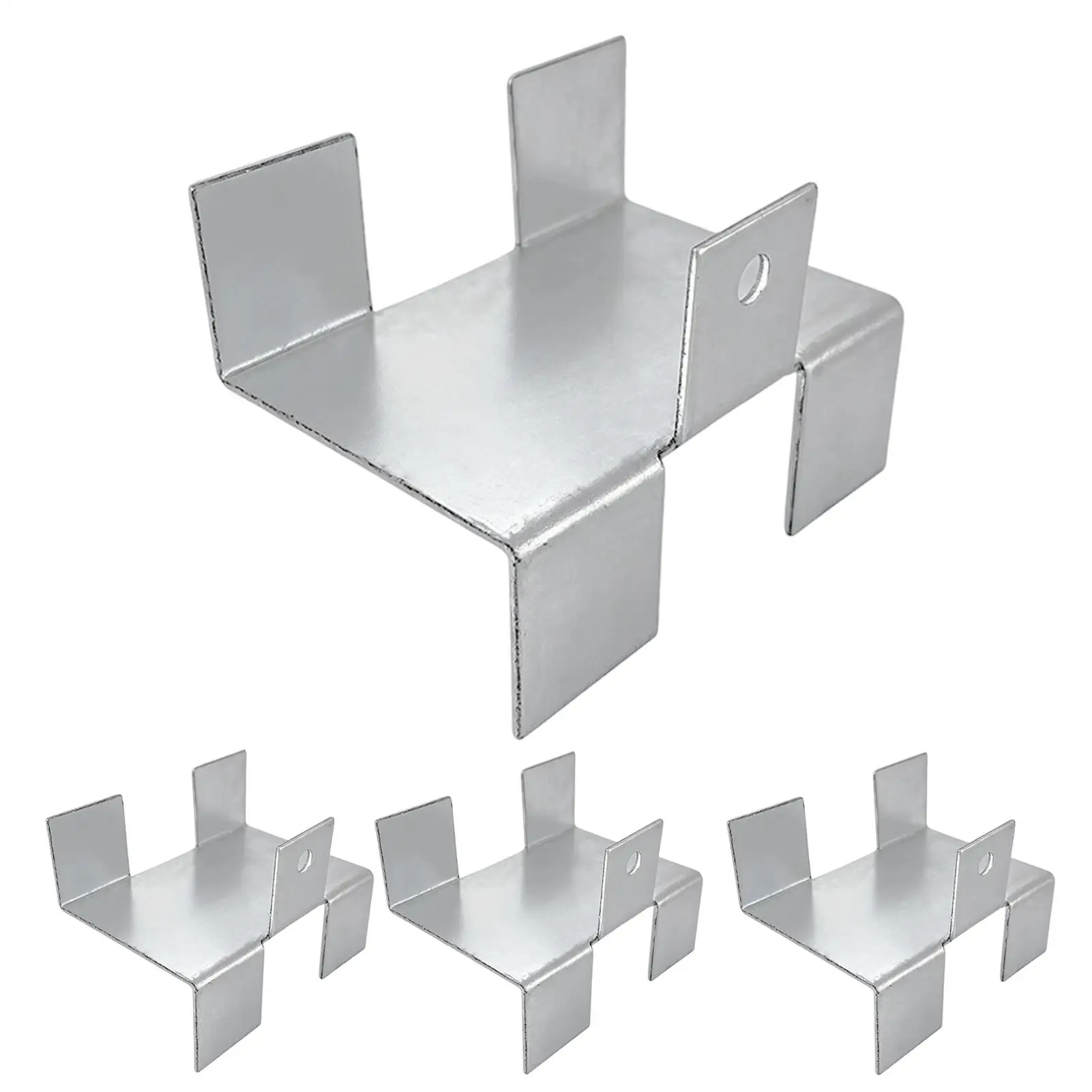 4PCS Gravel Slab Fixing Clip Fence Brackets Metal No-Drill Anti Rattle Hardware Fence Board Installation Bracket
4PCS Gravel Slab Fixing Clip Fence Brackets Metal No-Drill Anti Rattle Hardware Fence Board Installation Bracket