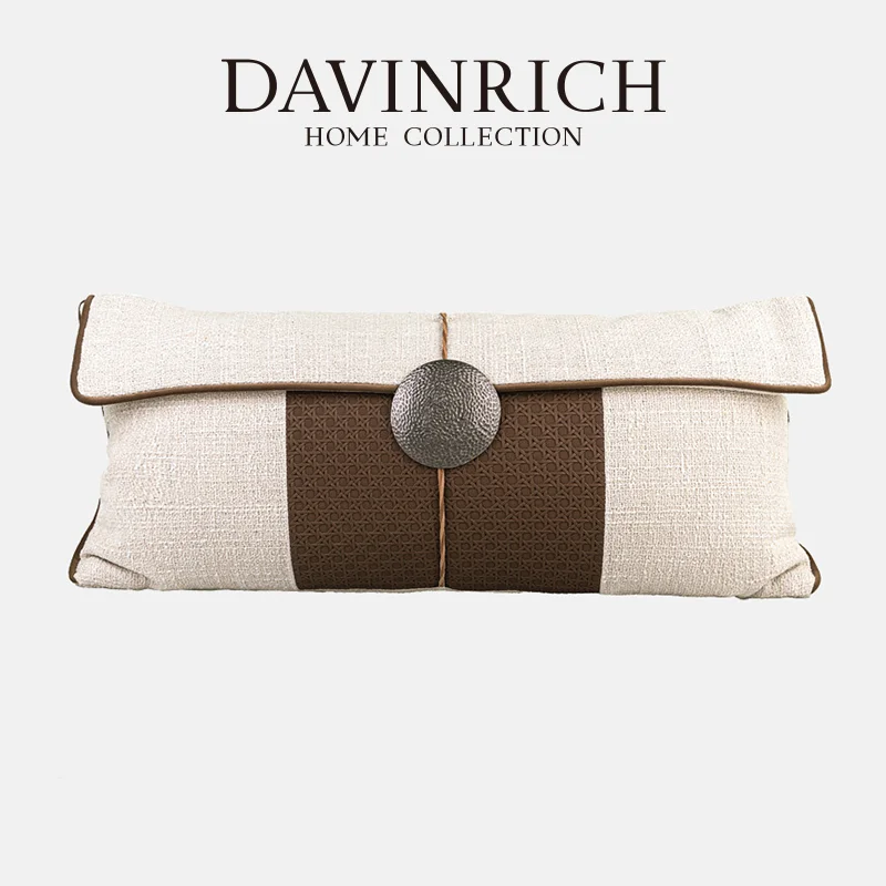 DAVINRICH Metropolitan Style Bolster Cushion Cover Super Soft Patchwork Lumbar Pillow Case 30x65cm Modern Luxurious Home Decor
DAVINRICH Metropolitan Style Bolster Cushion Cover Super Soft Patchwork Lumbar Pillow Case 30x65cm Modern Luxurious Home Decor