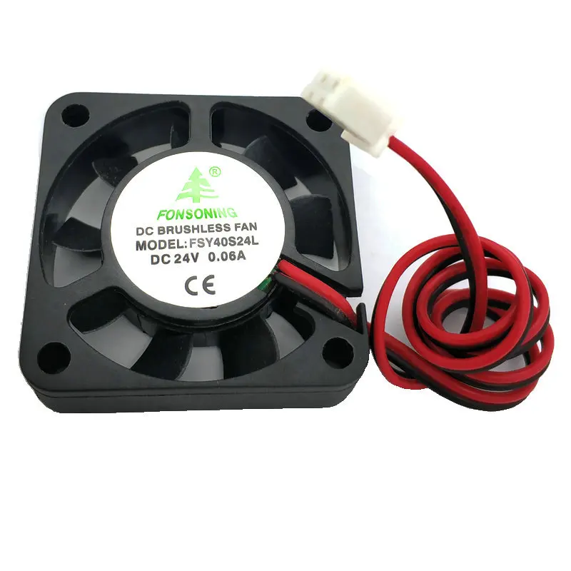 FONSONING 4CM FSY40S24L 4010 24V oil bearing 40x40x10mm Cooling fan fsy40s24h laptop heat skin
FONSONING 4CM FSY40S24L 4010 24V oil bearing 40x40x10mm Cooling fan fsy40s24h laptop heat skin
