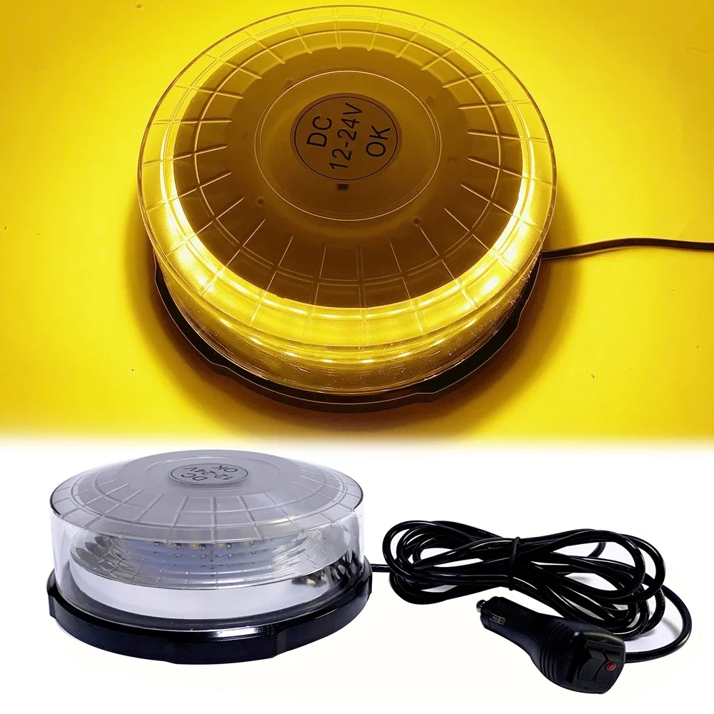 24 LED Car Roof Flashing Warning Light Beacon Red Blue Yellow Vehicle LED Strobe Lights Police Emergency Flasher Signal Lamp
24 LED Car Roof Flashing Warning Light Beacon Red Blue Yellow Vehicle LED Strobe Lights Police Emergency Flasher Signal Lamp