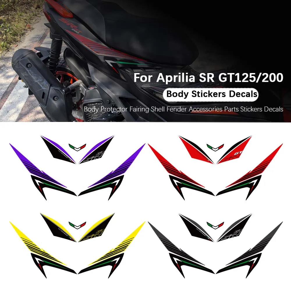 Motorcycle For Aprilia SR GT 125 200 Sport Replica Body Protector Fairing Shell Fender Parts Stickers Decals SRGT200 SRGT125
Motorcycle For Aprilia SR GT 125 200 Sport Replica Body Protector Fairing Shell Fender Parts Stickers Decals SRGT200 SRGT125