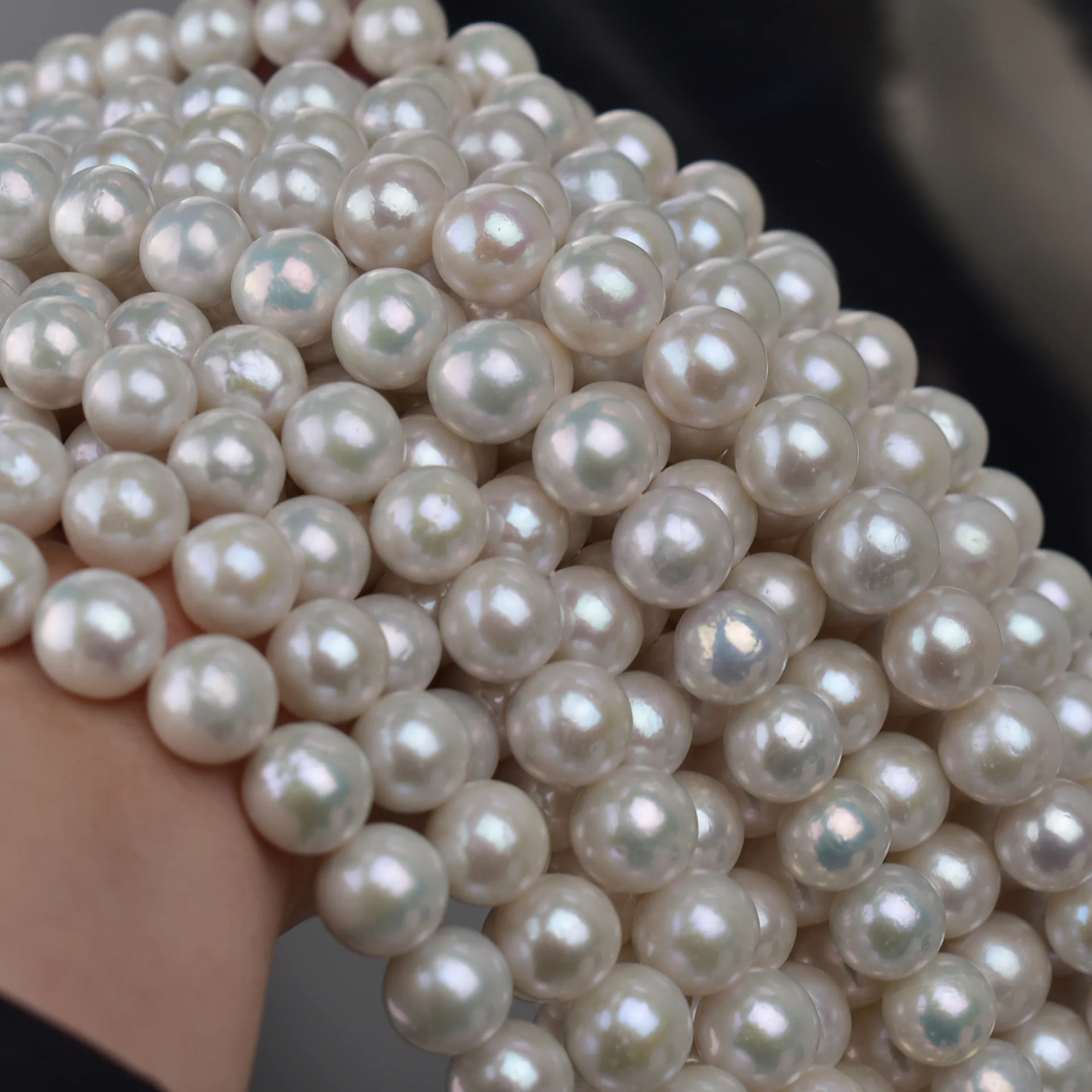10-11mm White Near Round Loose Beads Freshwater Baroque Pearl Necklace Semi-Finished for Making DIY Jewelry Bracelet Gifts
10-11mm White Near Round Loose Beads Freshwater Baroque Pearl Necklace Semi-Finished for Making DIY Jewelry Bracelet Gifts