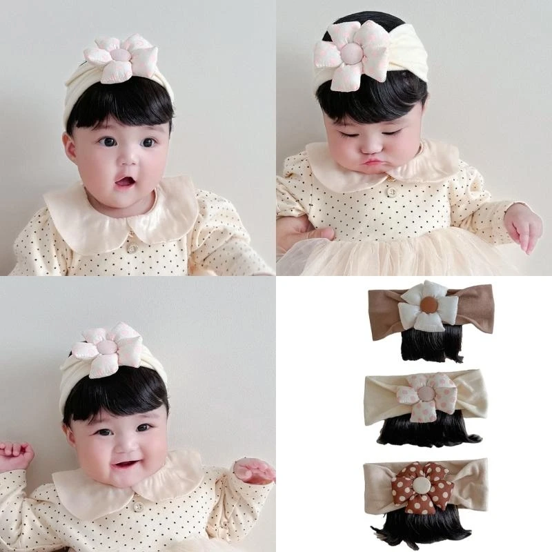 Q81A Baby Girls Flower Hairband with Soft Bangs, Fashionable Infants Hairpiece Headband with Dot Decoration
Q81A Baby Girls Flower Hairband with Soft Bangs, Fashionable Infants Hairpiece Headband with Dot Decoration