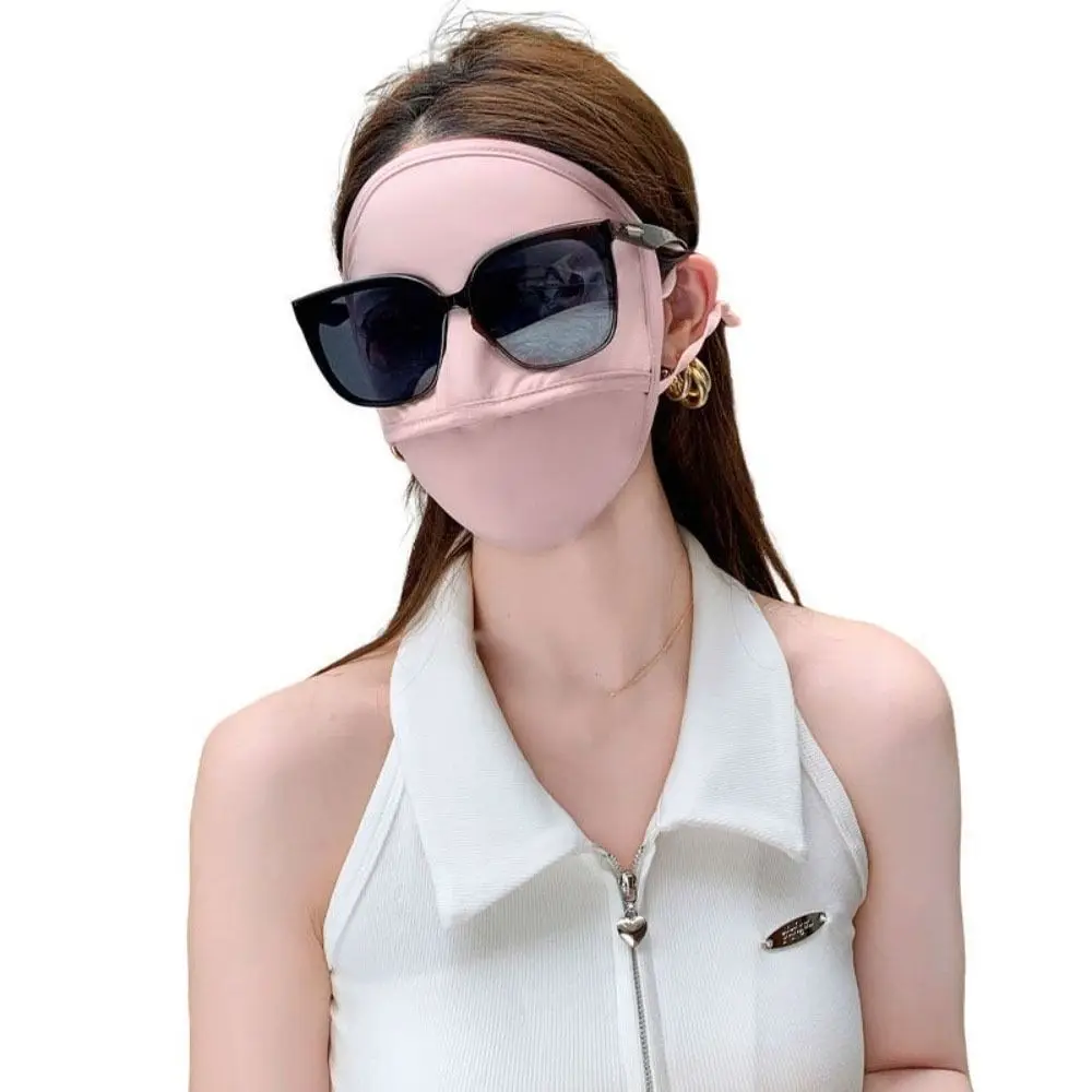 Thin Full Face Ice Silk Mask Solid Color Sunscreen Veil Sunscreen Mask Face Scarves UV Protection Face Gini Mask Golf
Thin Full Face Ice Silk Mask Solid Color Sunscreen Veil Sunscreen Mask Face Scarves UV Protection Face Gini Mask Golf