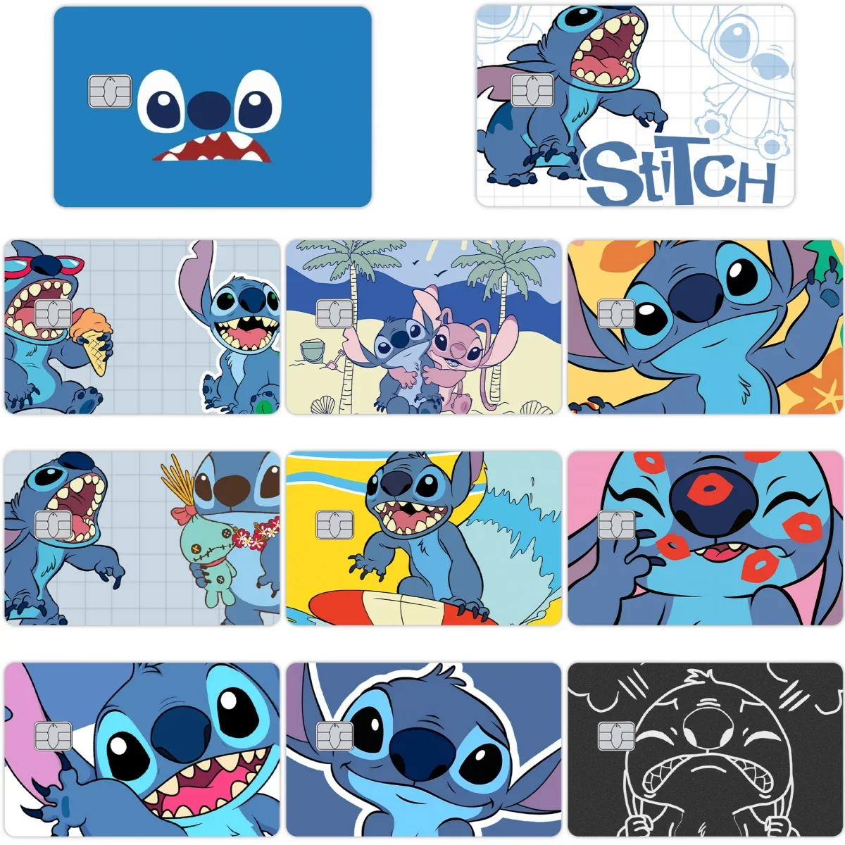 Мультяшный стежок, аниме, сделай сам, ПВХ, кредитная карта, наклейки на кожу, лазерная каваи, дебетовая банковская карта, крутая съемная самоклеящаяся наклейка, не выцветает
Мультяшный стежок, аниме, сделай сам, ПВХ, кредитная карта, наклейки на кожу, лазерная каваи, дебетовая банковская карта, крутая съемная самоклеящаяся наклейка, не выцветает