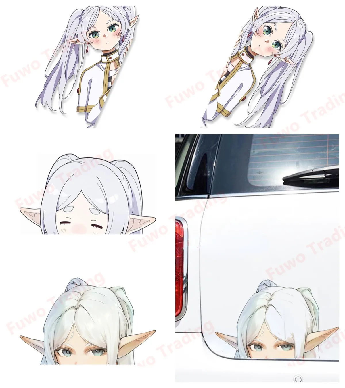 Hot selling Frieren Peek Cute Car Stickers Waterproof Sunscreen Decals Creative Simple Graffiti Car Accessories Decor
Hot selling Frieren Peek Cute Car Stickers Waterproof Sunscreen Decals Creative Simple Graffiti Car Accessories Decor