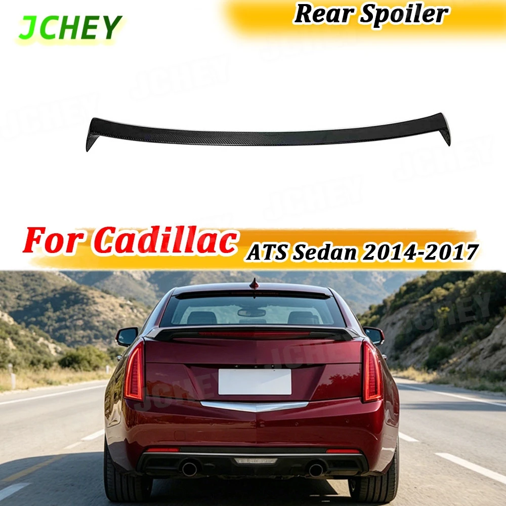 JCHEY Dry Carbon Fiber Rear Roof Spoiler Rear Spoiler Wings FRP Car Accessories Body Kits for Cadillac ATS Sedan 2014-2017
JCHEY Dry Carbon Fiber Rear Roof Spoiler Rear Spoiler Wings FRP Car Accessories Body Kits for Cadillac ATS Sedan 2014-2017