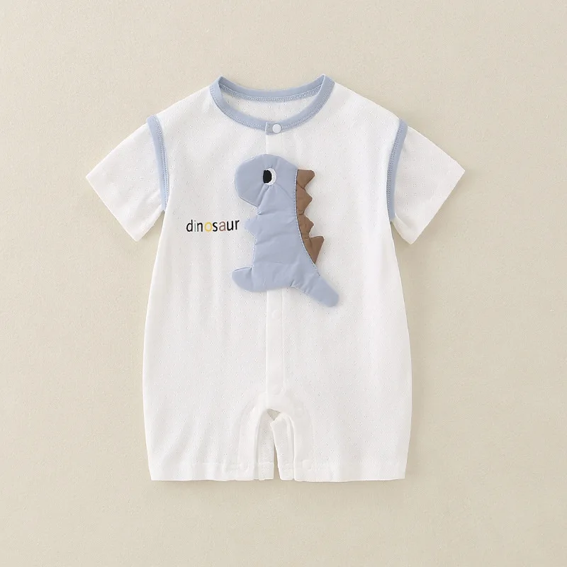 ZOETOPKID Baby Boys Summer Cartoon Dinosaur Rompers Cotton Thin Short Sleeve Little Boy Bodysuit Newborn Infants Jumpsuit
ZOETOPKID Baby Boys Summer Cartoon Dinosaur Rompers Cotton Thin Short Sleeve Little Boy Bodysuit Newborn Infants Jumpsuit