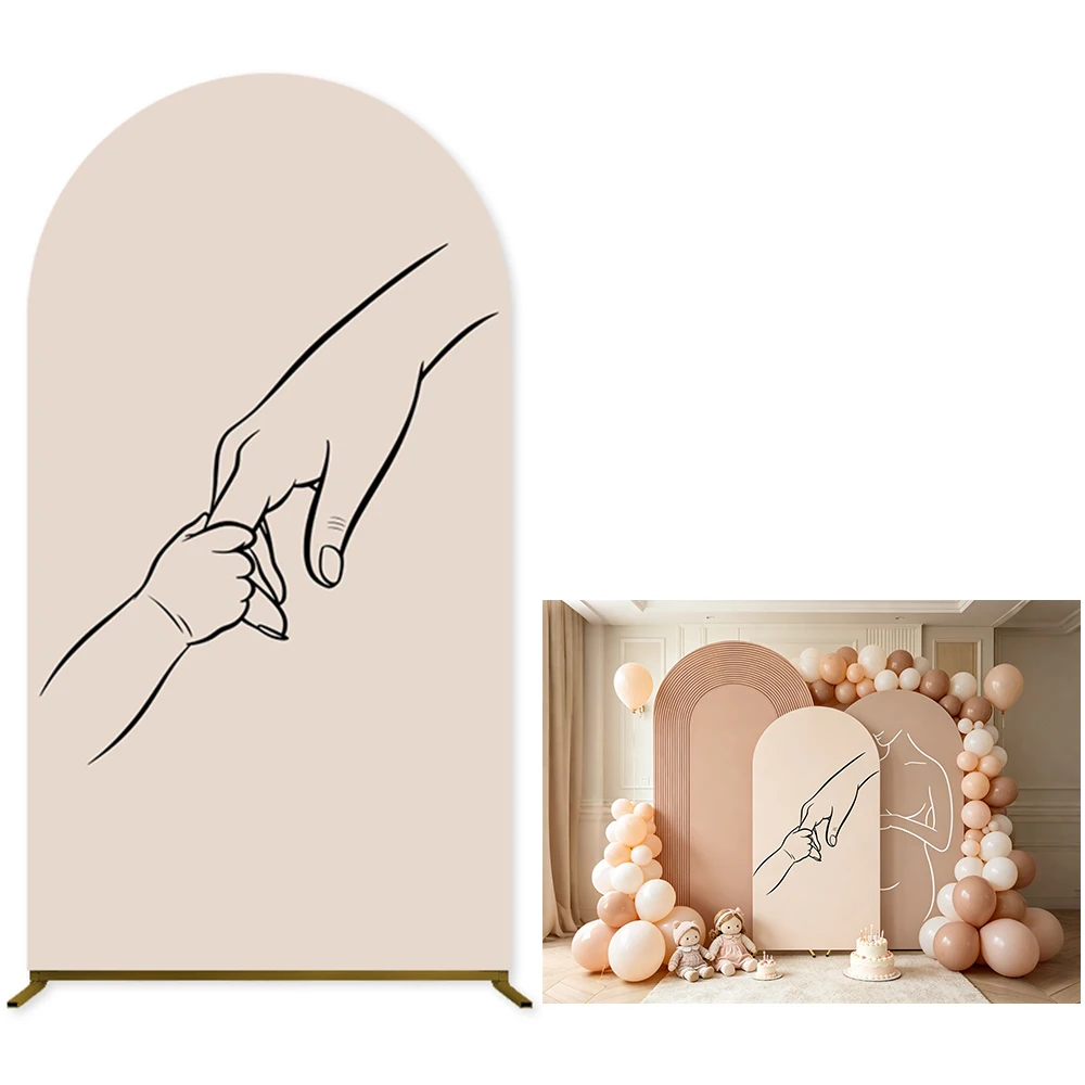 Pregnant Women Theme Arch Backdrop Cover Light Brown Baby Shower Birthday Party Decoration Elastic Fabric Chiara Arch Background
Pregnant Women Theme Arch Backdrop Cover Light Brown Baby Shower Birthday Party Decoration Elastic Fabric Chiara Arch Background