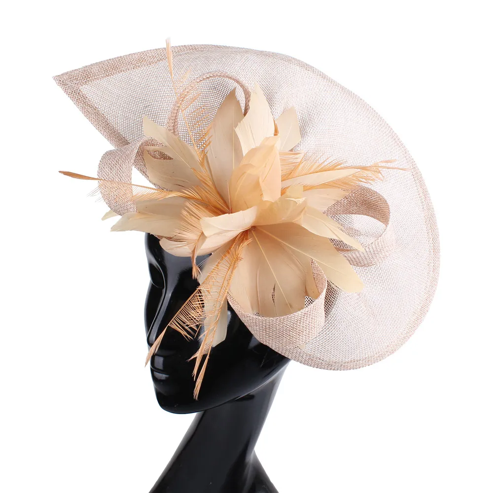imitation sinamay Colorful Fascinatrors Feather Flower Hats Millinery New Big Kentucky Headband Vintage Loops Headwear
imitation sinamay Colorful Fascinatrors Feather Flower Hats Millinery New Big Kentucky Headband Vintage Loops Headwear