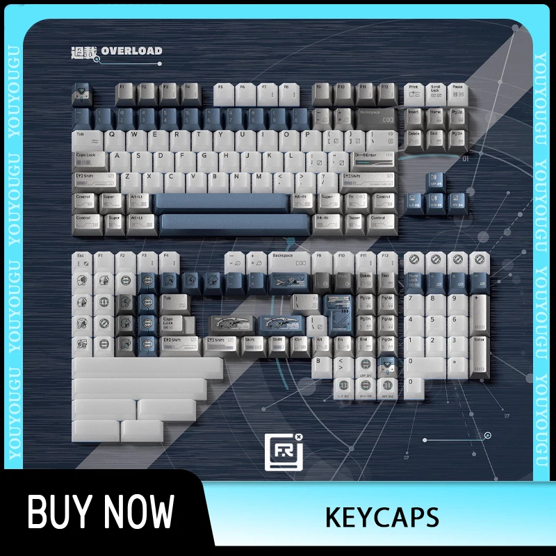 FRONTIER Overload Keycaps Metallic Texture 178 Keys Cherry Height PBT PC Keycap Set For Mechanical Keyboard Pc Gamer Accessories
FRONTIER Overload Keycaps Metallic Texture 178 Keys Cherry Height PBT PC Keycap Set For Mechanical Keyboard Pc Gamer Accessories