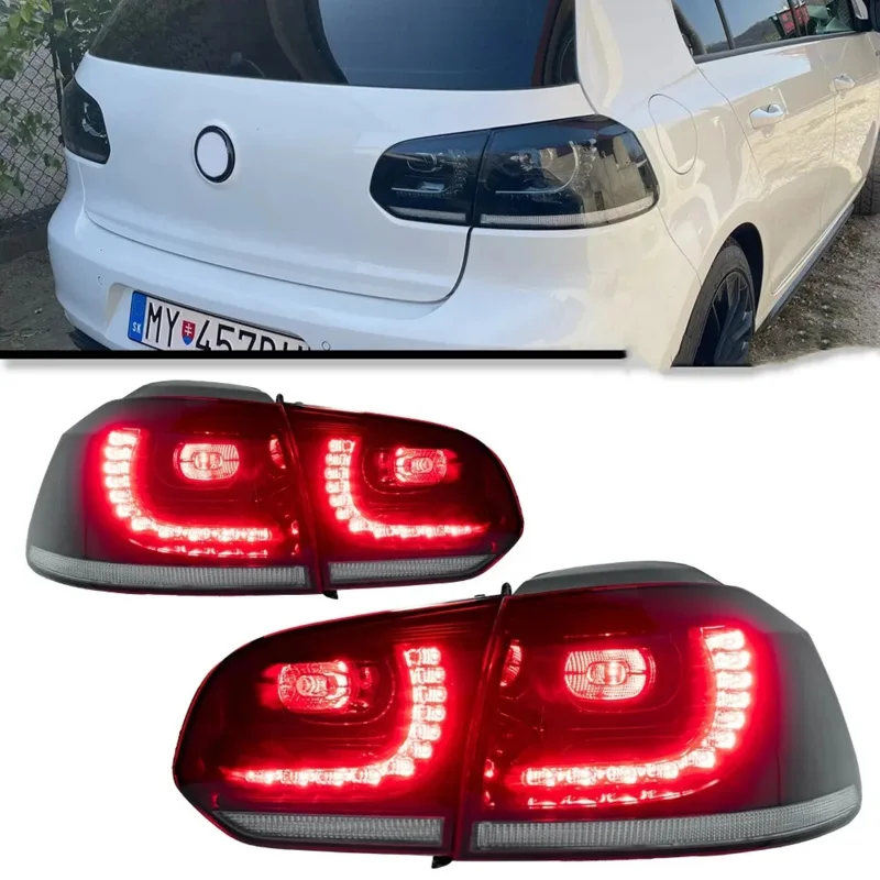 Задние фонари автомобиля для VW Golf 6 Golf 6 MK6 R20 2009-2012, задние фонари, светодиодные DRL, ходовые огни, противотуманные фары, динамический сигнальный свет
Задние фонари автомобиля для VW Golf 6 Golf 6 MK6 R20 2009-2012, задние фонари, светодиодные DRL, ходовые огни, противотуманные фары, динамический сигнальный свет