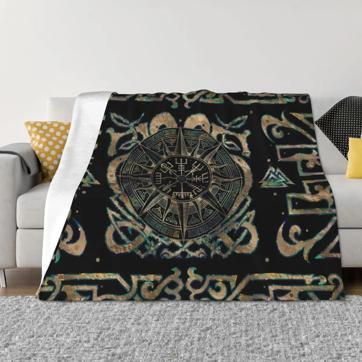 Vegvisir - Viking Compass Ornament Throw Blanket Thins Luxury valentine gift ideas manga Blankets
Vegvisir - Viking Compass Ornament Throw Blanket Thins Luxury valentine gift ideas manga Blankets