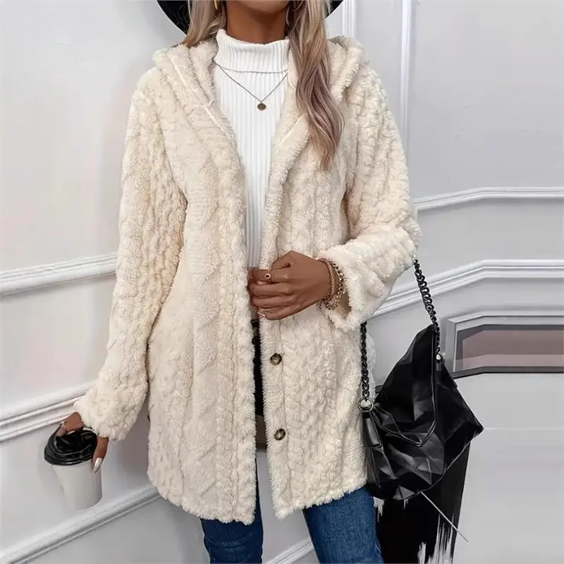 2024 Women's Casual Faion Outerwear Lamb Velvet Coat Cross-Border Independent Station Personalized Sle Ladies' Woolen Coat
2024 Women's Casual Faion Outerwear Lamb Velvet Coat Cross-Border Independent Station Personalized Sle Ladies' Woolen Coat