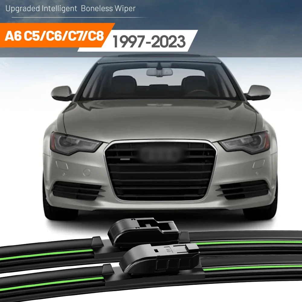 2pcs For Audi A6 C5 C6 C7 C8 1997-2023 Front Windshield Wiper Blades 2006 2009 2010 2012 2016 2019 Windscreen Window Accessories
2pcs For Audi A6 C5 C6 C7 C8 1997-2023 Front Windshield Wiper Blades 2006 2009 2010 2012 2016 2019 Windscreen Window Accessories