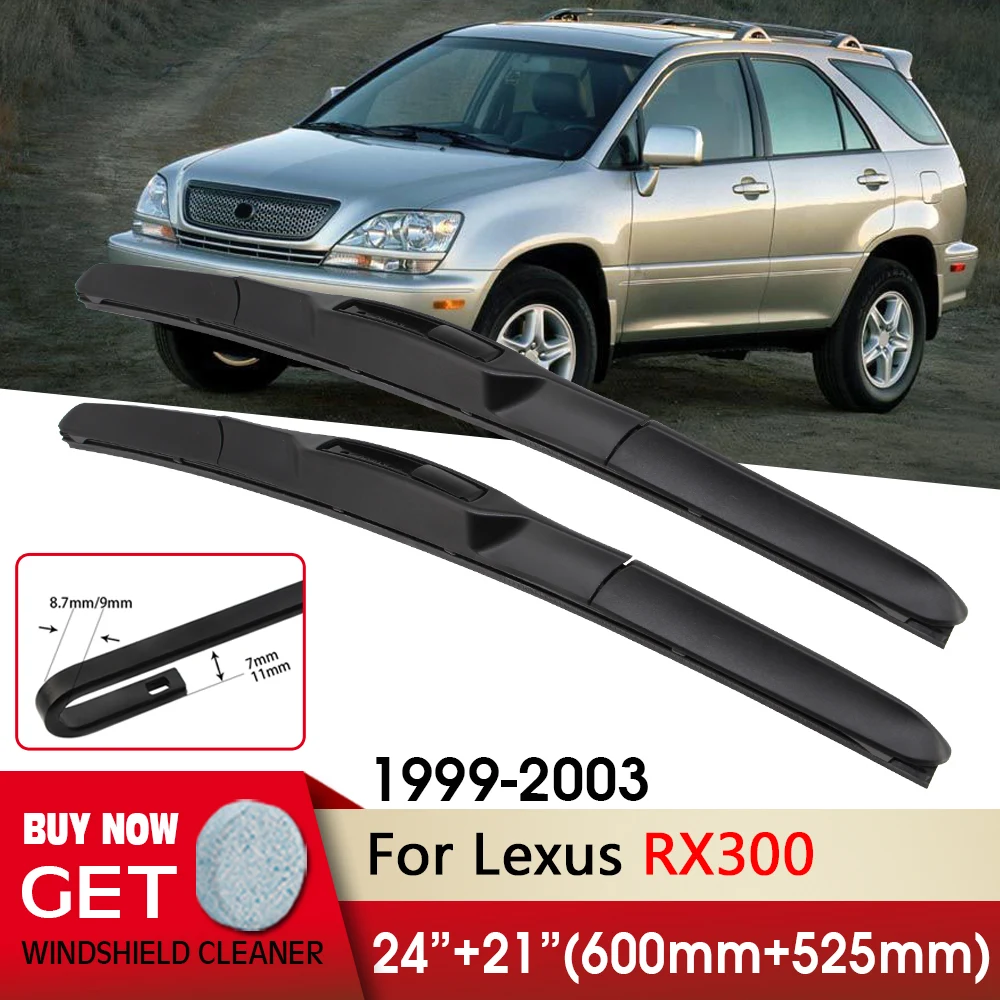 Car Wiper RHD & LHD Front Wiper Blades 24"+21" For Lexus RX300 1999-2003 Fit U Hook Arm Windshield Windscreen Front Window
Car Wiper RHD & LHD Front Wiper Blades 24"+21" For Lexus RX300 1999-2003 Fit U Hook Arm Windshield Windscreen Front Window