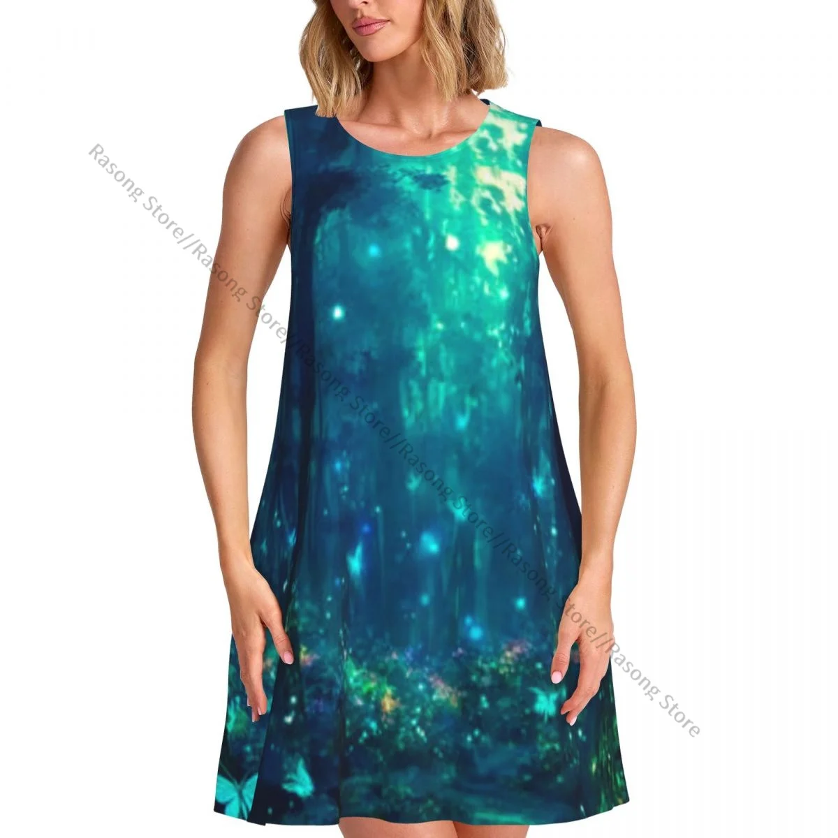 O Neck Sleeveless Above Dress Magical Fairy Tale Forest At Night Women Casual Knee Women's Dress Maxi Dresses
O Neck Sleeveless Above Dress Magical Fairy Tale Forest At Night Women Casual Knee Women's Dress Maxi Dresses