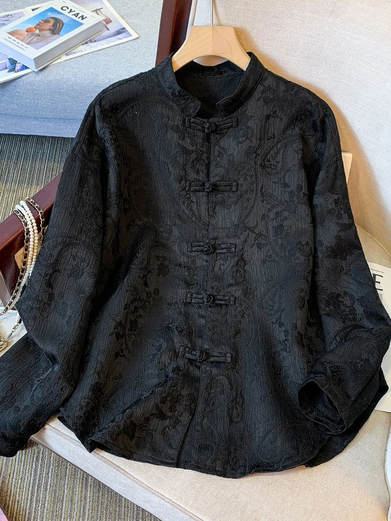 New Chinese Style Long Sleeve Cotton Linen Women's Shirt Button up Stand Collar Loose Fit Spring Fashion Street Style Top
New Chinese Style Long Sleeve Cotton Linen Women's Shirt Button up Stand Collar Loose Fit Spring Fashion Street Style Top