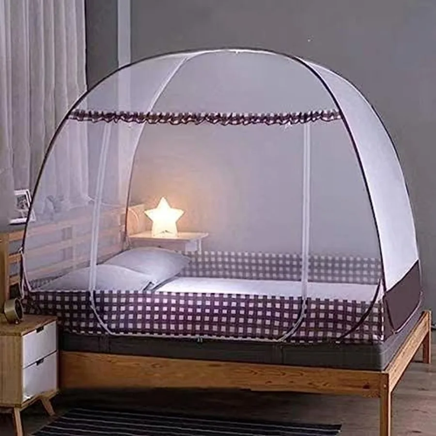Large Mosquito Net Tent Canopy for Bed - Folding Portable Design Travel POP UP Netting, L80*W72*H60inch Queen King Size
Large Mosquito Net Tent Canopy for Bed - Folding Portable Design Travel POP UP Netting, L80*W72*H60inch Queen King Size