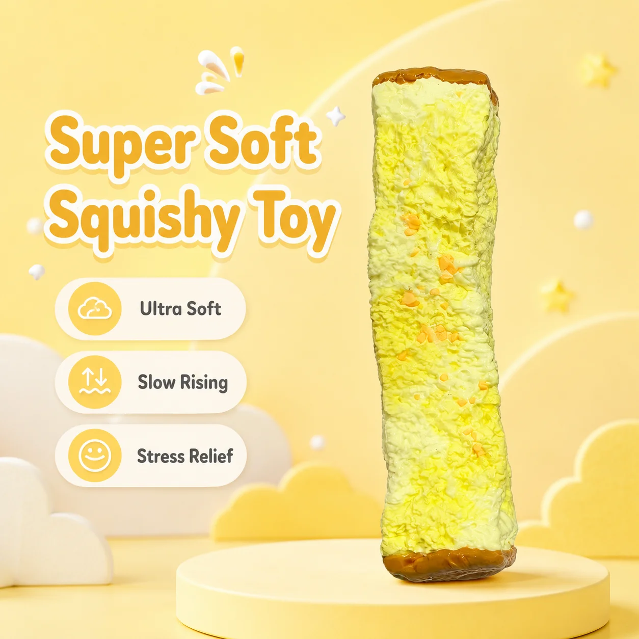 Food Grade Long Strip Bread Squishy Toy Slow Rising Soft Squeeze Fidget Toy Stress Relief Kids Birthday Party Gift
Food Grade Long Strip Bread Squishy Toy Slow Rising Soft Squeeze Fidget Toy Stress Relief Kids Birthday Party Gift