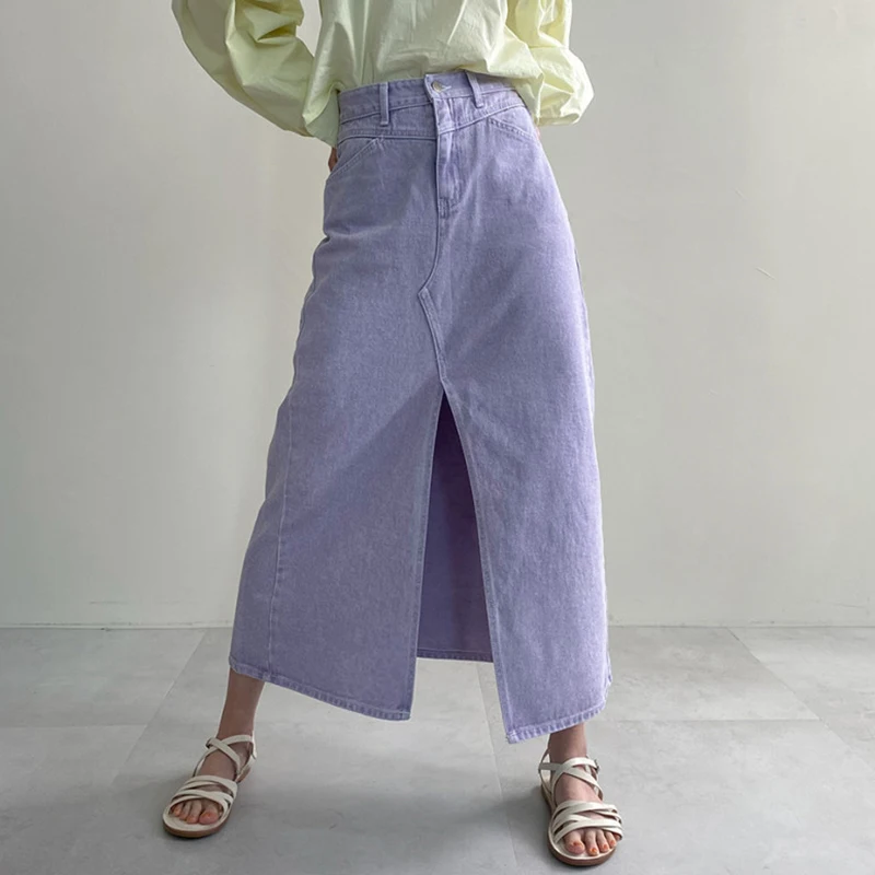 ZHISILAO New High Waist A-line Skirt Women Vintage Y2K Split Long Denim Skirt Summer 2023 Streetwear
ZHISILAO New High Waist A-line Skirt Women Vintage Y2K Split Long Denim Skirt Summer 2023 Streetwear