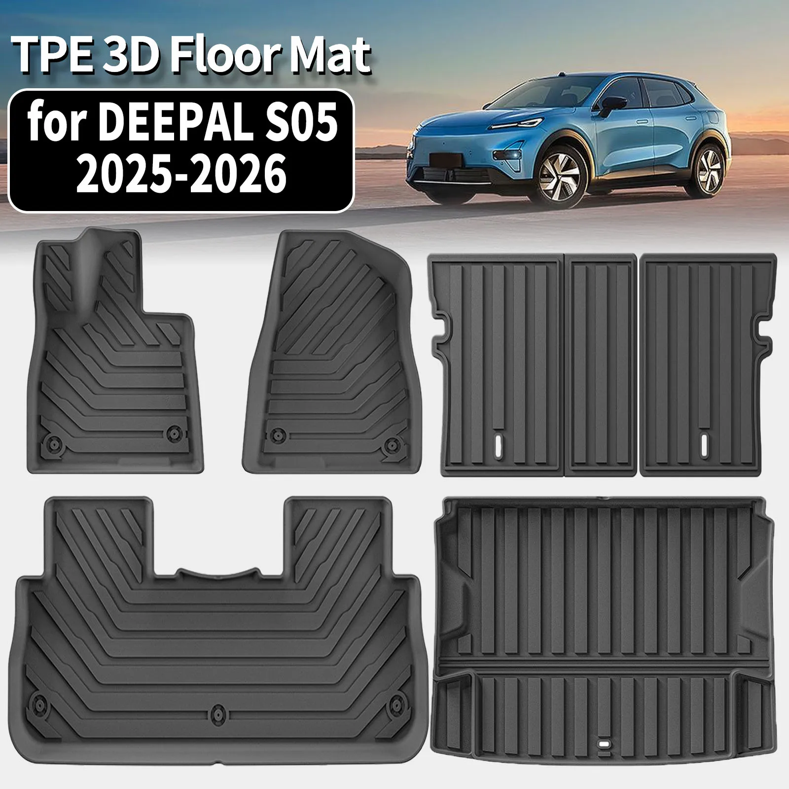for CHANGAN DEEPAL S05 2025 2026 Eco-Friendly TPE Floor Mats Non-Slip Dustproof Car Interior Accessories
for CHANGAN DEEPAL S05 2025 2026 Eco-Friendly TPE Floor Mats Non-Slip Dustproof Car Interior Accessories