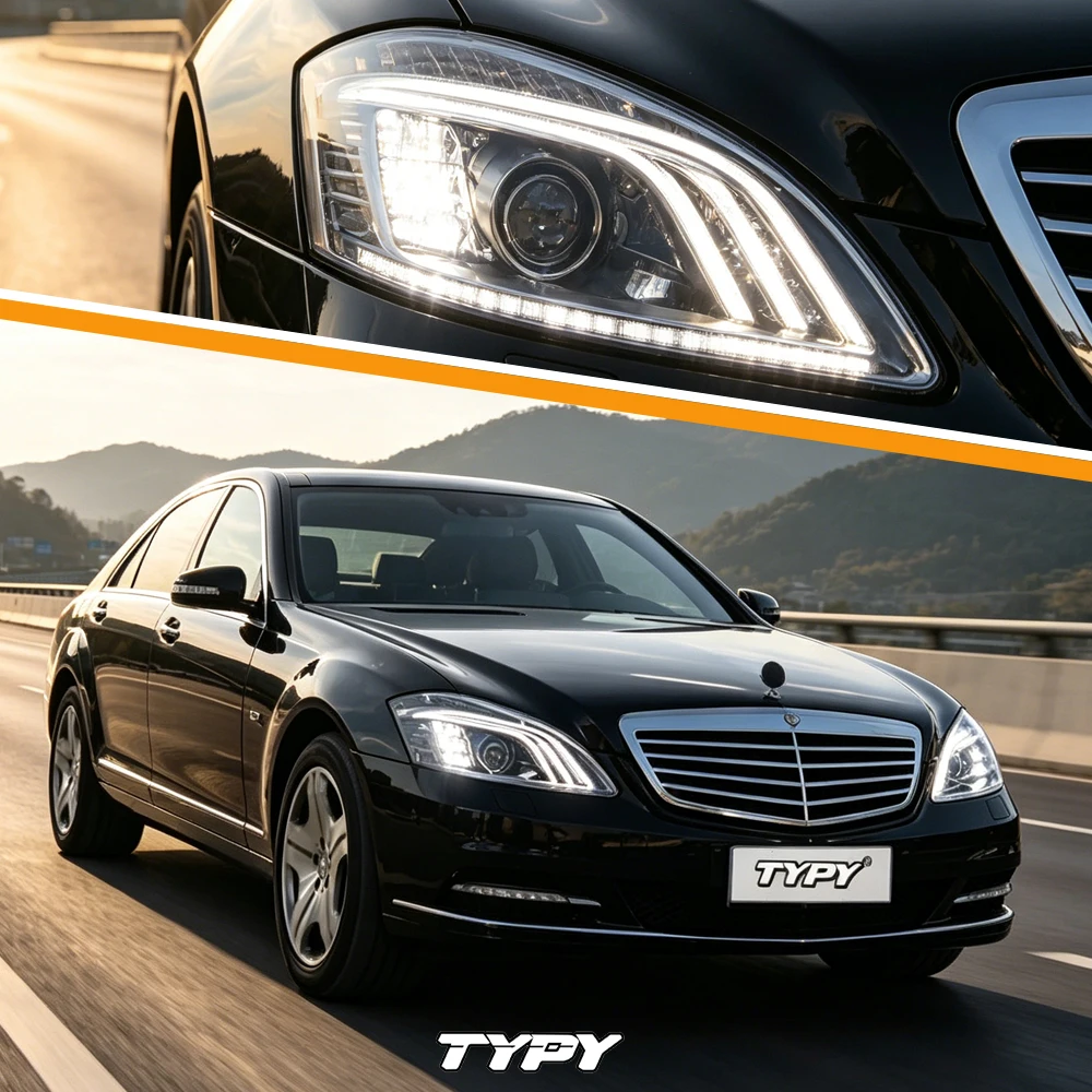 TYPY Car Lights For Mercedes Benz S-Class W221 Headlight 2006-2013 LED Head Lamp DRL Sequential Turn Signal High Low Beam
TYPY Car Lights For Mercedes Benz S-Class W221 Headlight 2006-2013 LED Head Lamp DRL Sequential Turn Signal High Low Beam