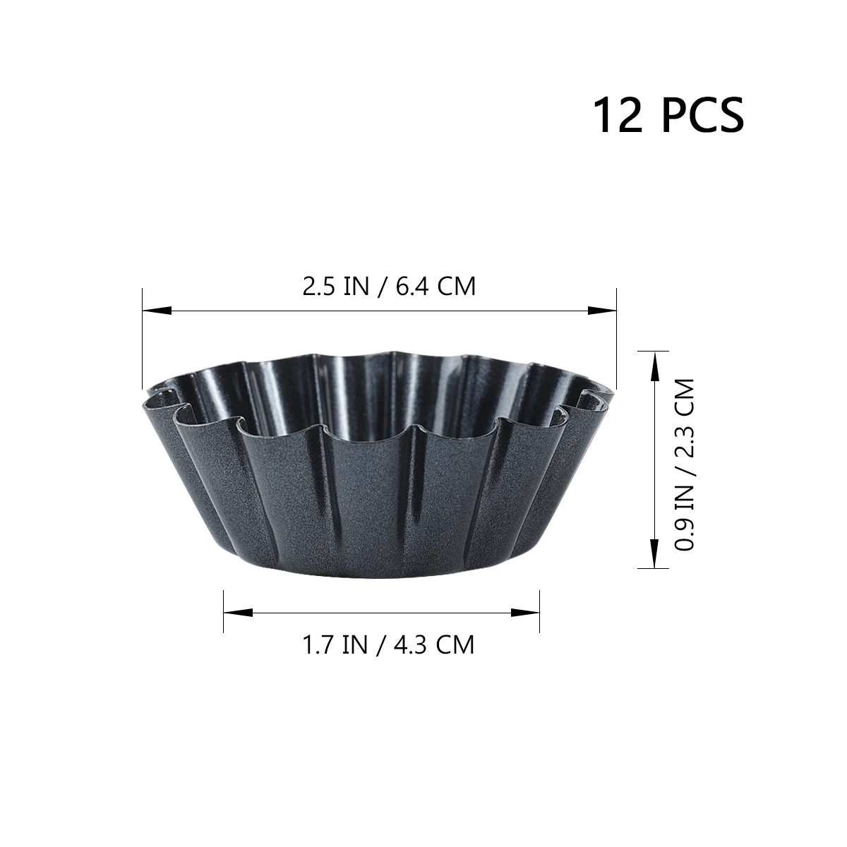 12pcs Egg Tart Mold Mini Carbon Steel Baking Pan Removable Tray Molds Pastry Metal Shapes Fruit Cupcake Easy Demold DIY Kitchen
12pcs Egg Tart Mold Mini Carbon Steel Baking Pan Removable Tray Molds Pastry Metal Shapes Fruit Cupcake Easy Demold DIY Kitchen