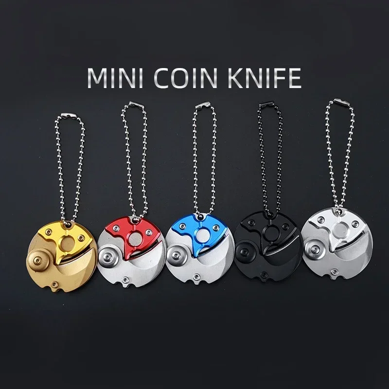 Mini Folding Coin Fruit Knife, Convenient Keychain, High Strength, Stainless Steel, Comfortable Design, Outdoor
Mini Folding Coin Fruit Knife, Convenient Keychain, High Strength, Stainless Steel, Comfortable Design, Outdoor