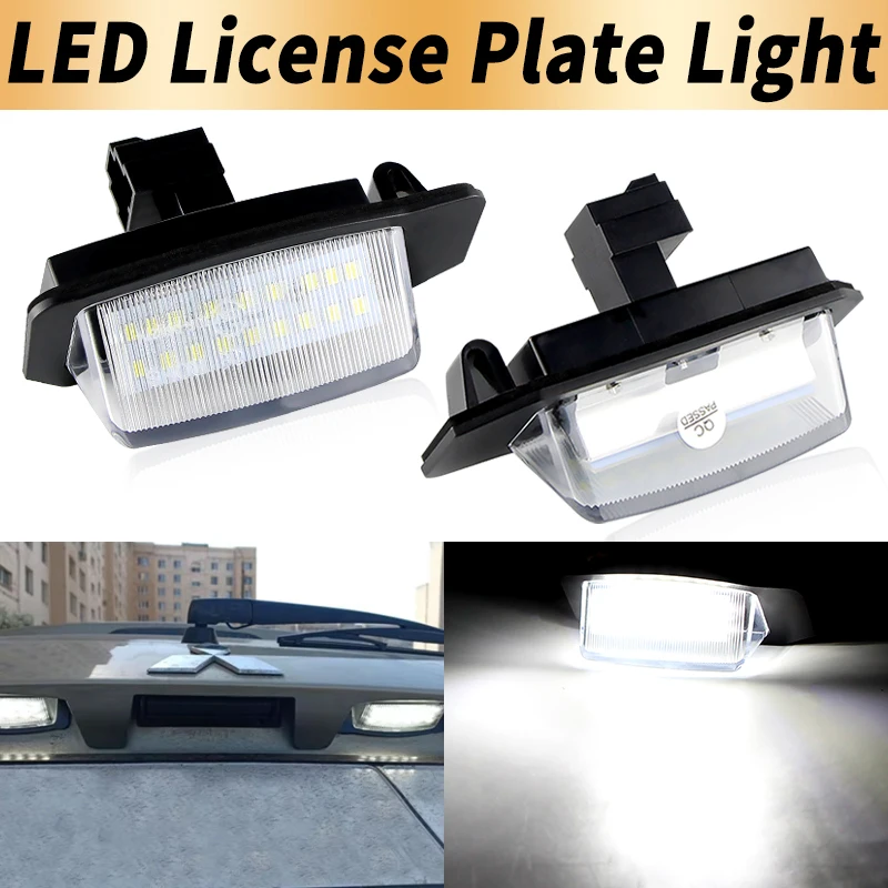 2PCS LED License Number Plate Lights Canbus For Mitsubishi Xpander 07-21 i-MiEV & Like 09-21 For Peugeot 4007 07-13 ION 10-21
2PCS LED License Number Plate Lights Canbus For Mitsubishi Xpander 07-21 i-MiEV & Like 09-21 For Peugeot 4007 07-13 ION 10-21