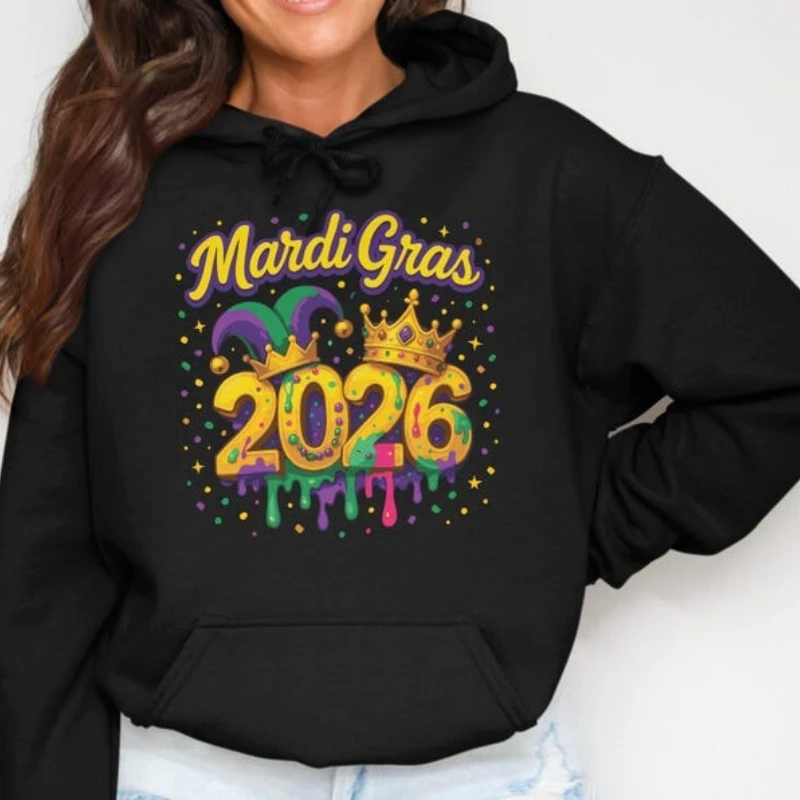 Mardi Gras Carnival Parade New Orleans Funny Fat Tuesday Outfit Colorful Beads Costume Party Autumn and Winter Matching Hoodies
Mardi Gras Carnival Parade New Orleans Funny Fat Tuesday Outfit Colorful Beads Costume Party Autumn and Winter Matching Hoodies