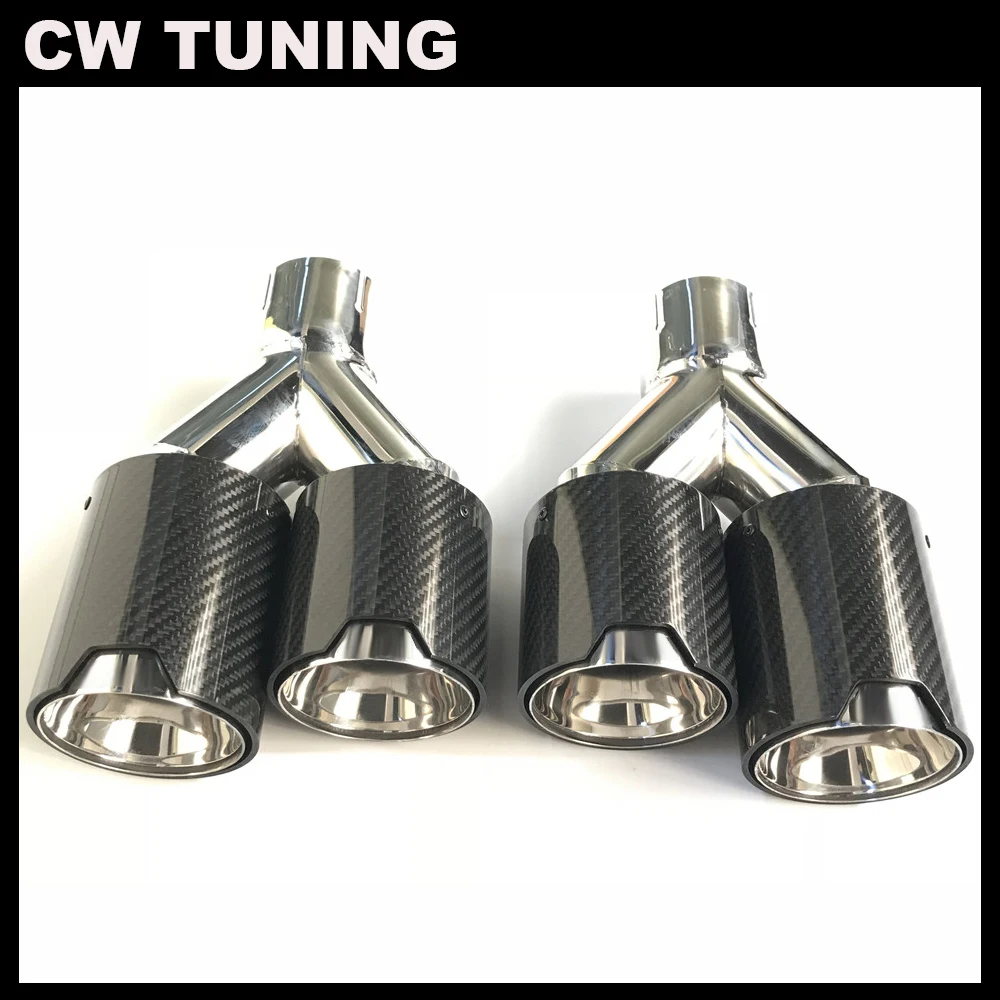 1 Pair Dual Muffler Tips Universal M Performance Carbon Fiber M Logo Double Exhaust Tips End Pipes for BMW Series
1 Pair Dual Muffler Tips Universal M Performance Carbon Fiber M Logo Double Exhaust Tips End Pipes for BMW Series