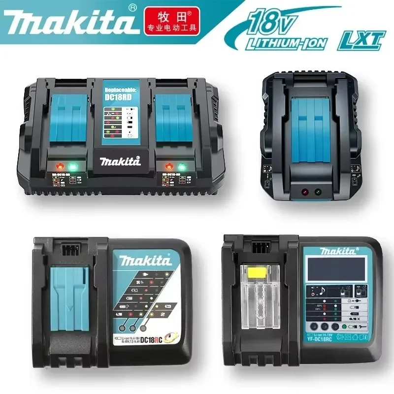 100% оригинальное зарядное устройство Makita DC18RC 3A, литий-ионное, совместимое с 14,4 В 18 В LXTBL1815 BL1860 BL1430 BL1450, зарядное устройство для дрели
100% оригинальное зарядное устройство Makita DC18RC 3A, литий-ионное, совместимое с 14,4 В 18 В LXTBL1815 BL1860 BL1430 BL1450, зарядное устройство для дрели