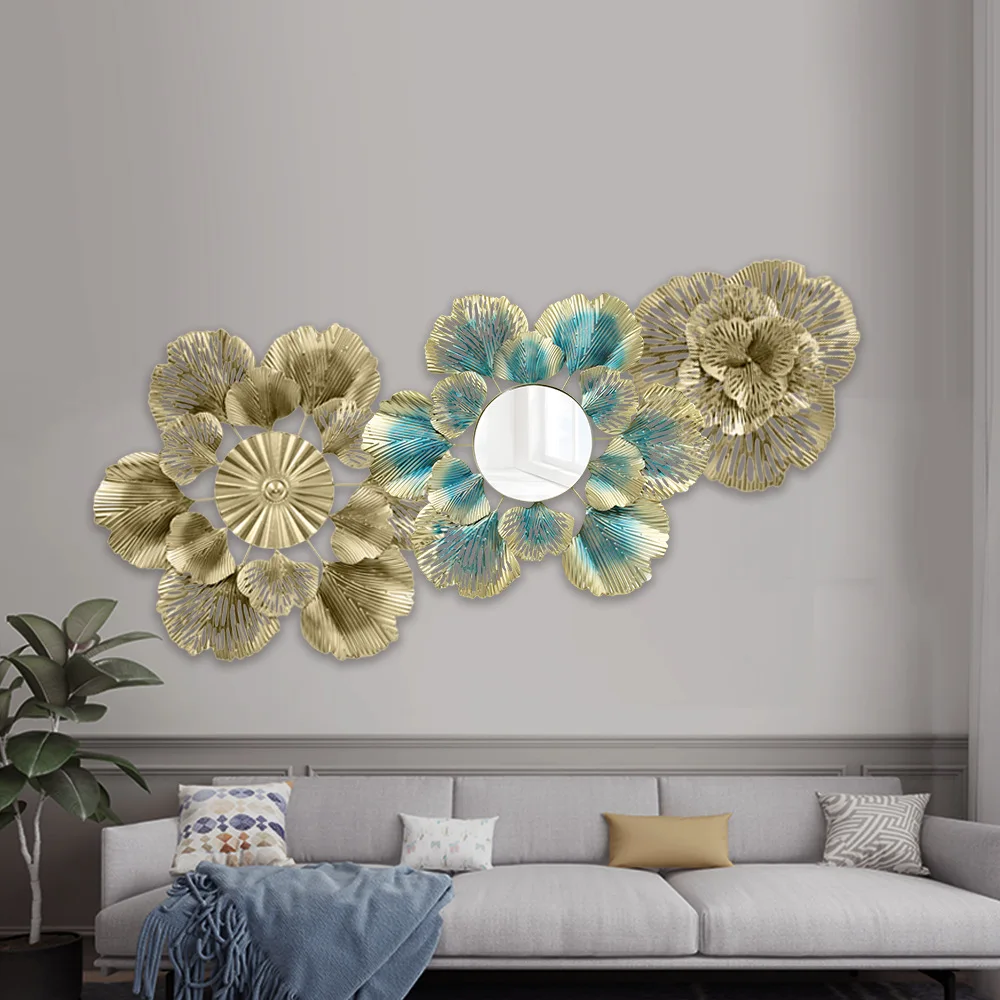 Nordic Light Luxury Wall Decoration Gold Apricot Flower Flower Mirror Wall Hanging Wall Hanging Iron Entrance Decorative Mirror
Nordic Light Luxury Wall Decoration Gold Apricot Flower Flower Mirror Wall Hanging Wall Hanging Iron Entrance Decorative Mirror