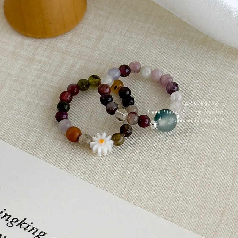Colorful Beaded Daisy Ring New Chinese Style Light Luxury Premium Finger Ring Unique Design for Women Girls Daily Party Gift
Colorful Beaded Daisy Ring New Chinese Style Light Luxury Premium Finger Ring Unique Design for Women Girls Daily Party Gift