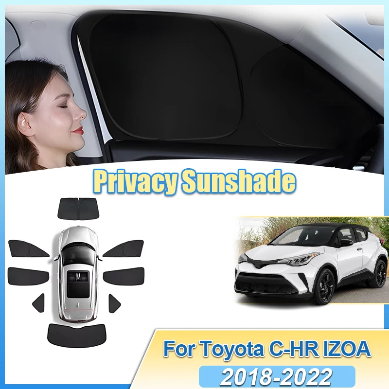 Для Toyota C-HR IZOA 2018-2022 автомобильные солнцезащитные козырьки с защитой от УФ-лучей, козырьки для окон, защитные чехлы, черный инструмент для лобового стекла, автоаксессуары
Для Toyota C-HR IZOA 2018-2022 автомобильные солнцезащитные козырьки с защитой от УФ-лучей, козырьки для окон, защитные чехлы, черный инструмент для лобового стекла, автоаксессуары