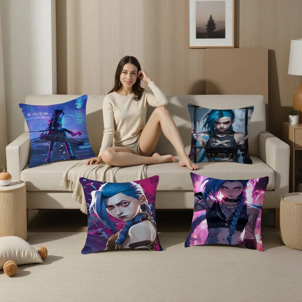 Animation A-Arcane J-Jinx Cushion Cover Inches Farmhouse Decor Home Throw Pillow Covers For Couch Decorations
Animation A-Arcane J-Jinx Cushion Cover Inches Farmhouse Decor Home Throw Pillow Covers For Couch Decorations