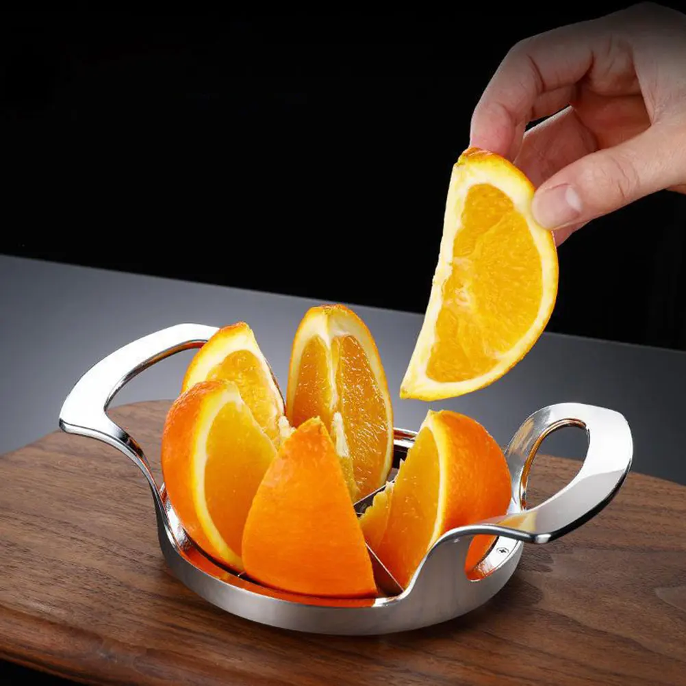 Stainless Steel Vegetable Slicer Kitchen Gadget Tomato Lemon Orange Tool Veggie Orange Slicer Peeler Aid
Stainless Steel Vegetable Slicer Kitchen Gadget Tomato Lemon Orange Tool Veggie Orange Slicer Peeler Aid