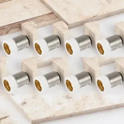 8Pcs B15 to E14 Lamp Bulb Adapter Heavy Duty Light Bulb Converter for LED Filament Lamps Universal Fit Lamp Holder Adapter
8Pcs B15 to E14 Lamp Bulb Adapter Heavy Duty Light Bulb Converter for LED Filament Lamps Universal Fit Lamp Holder Adapter