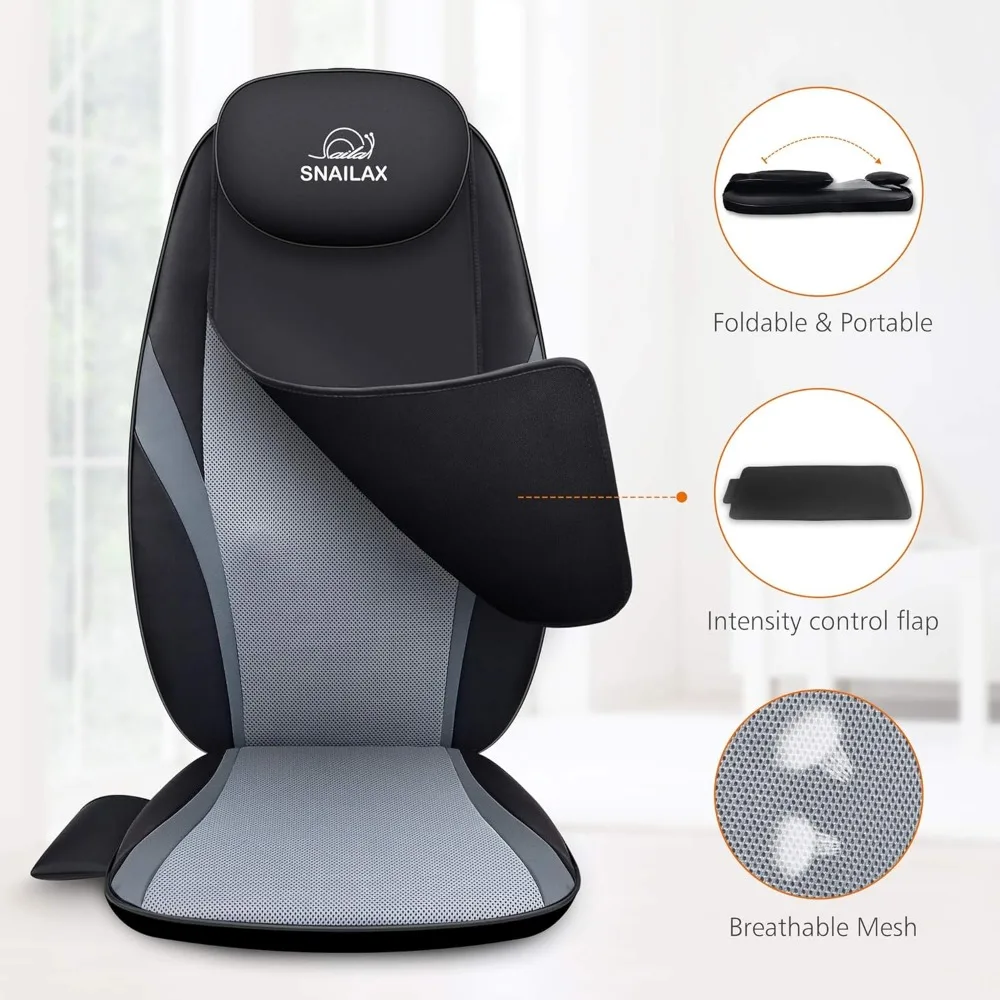 Shiatsu Massage Cushion with Heat Massage Chair Pad Kneading Back Massager for Home Office Seat use
Shiatsu Massage Cushion with Heat Massage Chair Pad Kneading Back Massager for Home Office Seat use