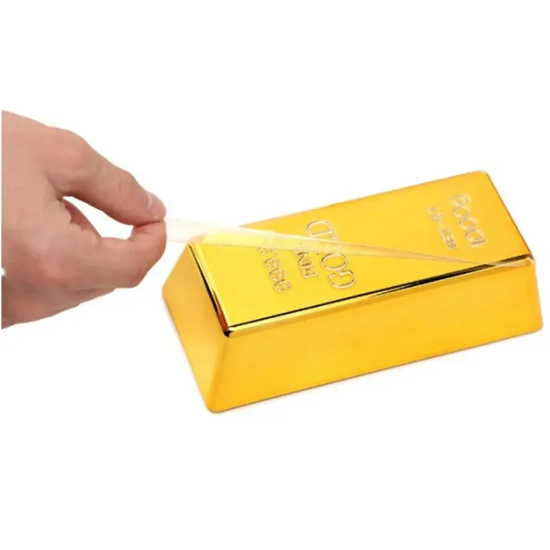 Simulation Gold Bar Ornament Festival Creative Fake Bullion Plastic Furniture Shooting Props Home Decor Gold Brick Ornaments
Simulation Gold Bar Ornament Festival Creative Fake Bullion Plastic Furniture Shooting Props Home Decor Gold Brick Ornaments