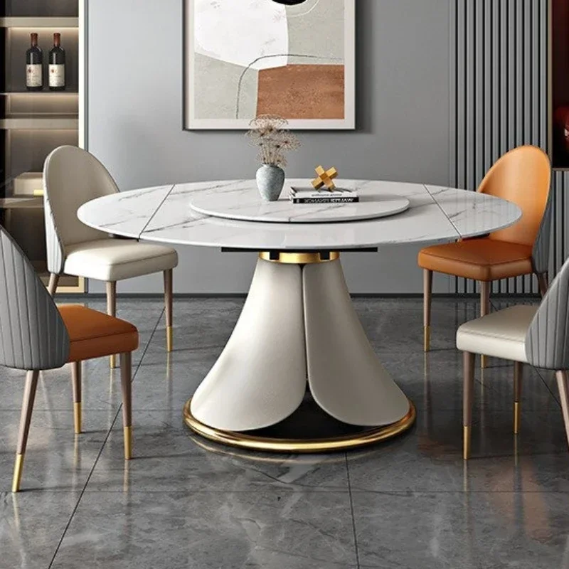 ZSedentary Dining Table Kitchen Extendable Luxury Rectangular Room Modern Rooms Reception Tables Mesa Comedor Designer CoffeeZ