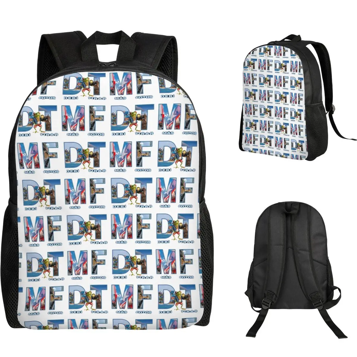 Bads Bunnys Debi Tirar Mas Fotos DTMF Backpack Student Boys Girls BookBag School Bag Laptop Shoulder Bags
Bads Bunnys Debi Tirar Mas Fotos DTMF Backpack Student Boys Girls BookBag School Bag Laptop Shoulder Bags