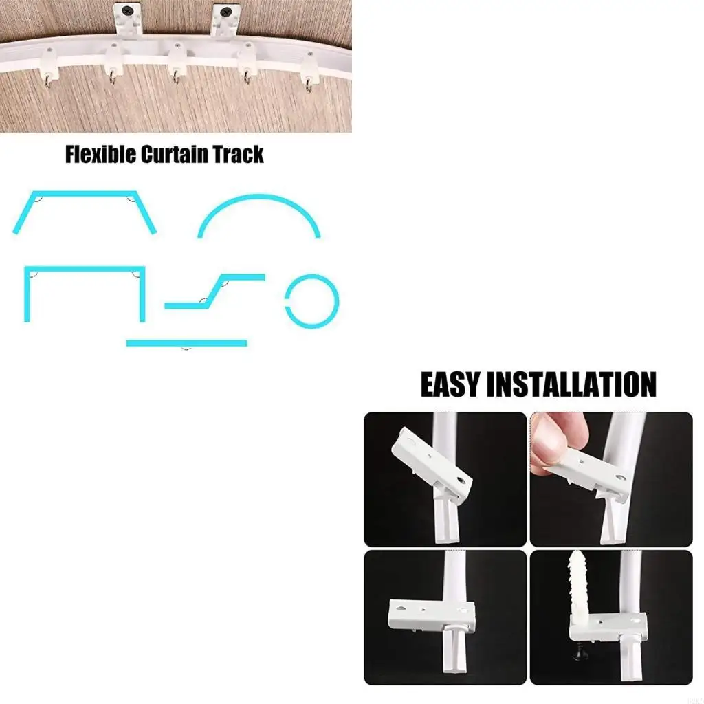 62KD 5 Metres Flexible Bendable Ceiling Curtain Track 16.4FT Curved Curtain Track for Curtain Curtain System
62KD 5 Metres Flexible Bendable Ceiling Curtain Track 16.4FT Curved Curtain Track for Curtain Curtain System