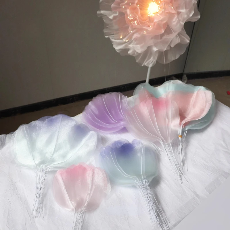 48 PCS Artificial Silk Giant Peony Petal Leaf Material for Handmade DIY Large Art Flower Home Wedding Decoration Semi-Finished
48 PCS Artificial Silk Giant Peony Petal Leaf Material for Handmade DIY Large Art Flower Home Wedding Decoration Semi-Finished