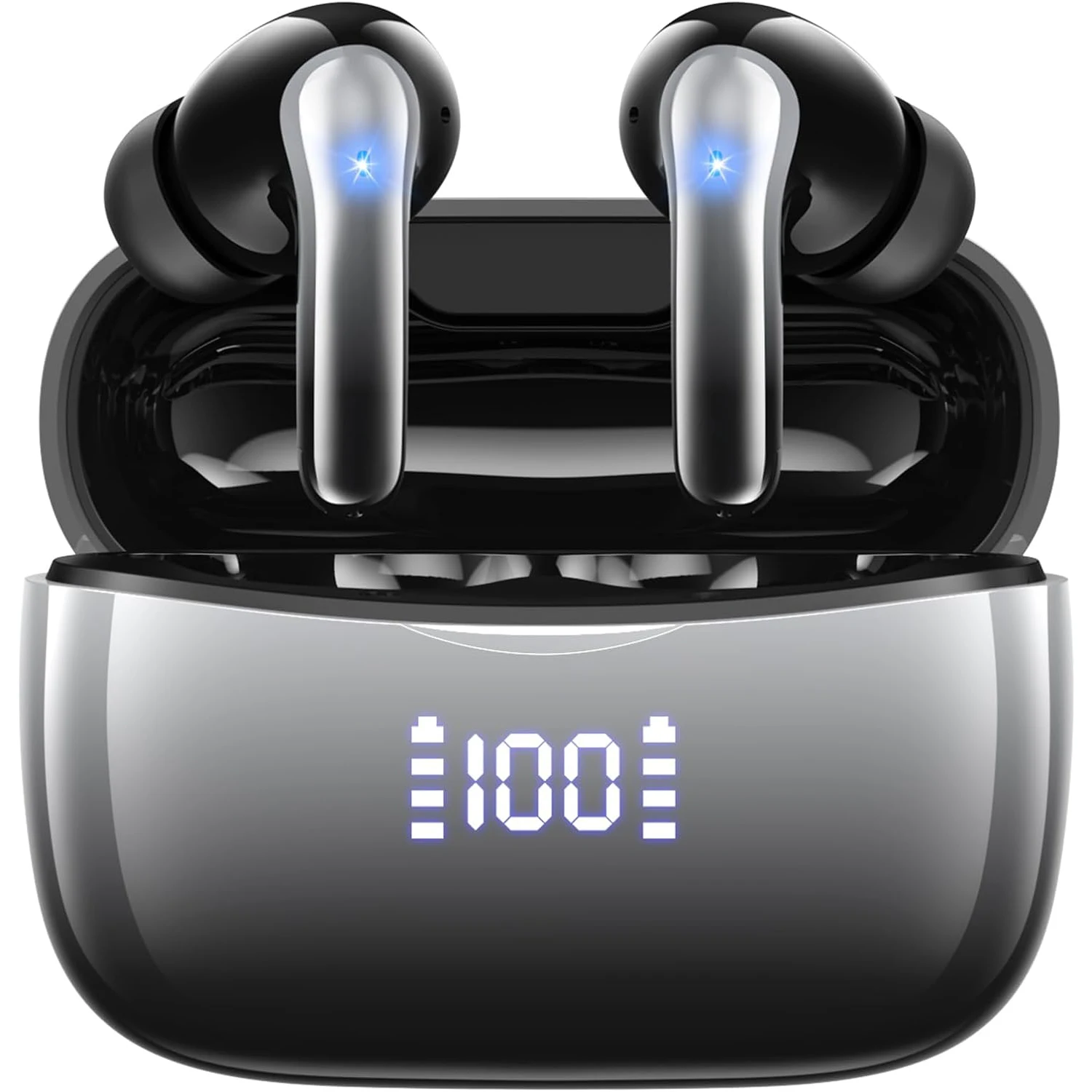 Bluetooth 5.3 Wireless Earbuds ENC Noise Cancelling Mic 50H Playtime Deep Bass Stereo Sound IP7 Waterproof LED Display Mini In-E
Bluetooth 5.3 Wireless Earbuds ENC Noise Cancelling Mic 50H Playtime Deep Bass Stereo Sound IP7 Waterproof LED Display Mini In-E