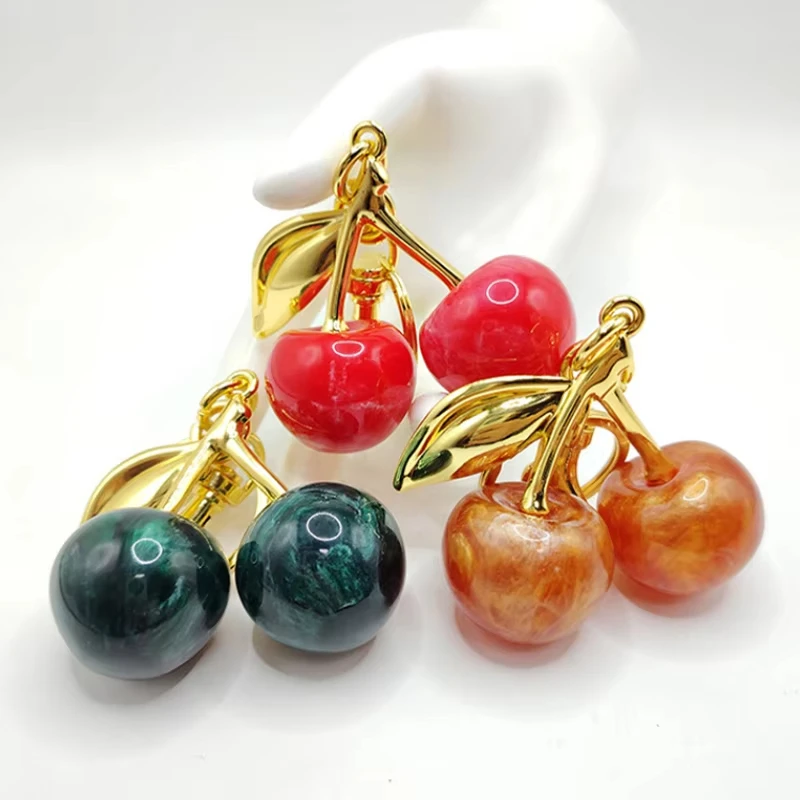 Multi Colored Resin Cherry Key Chain Women Trendy Bag Car Fruit Pendant Key Korean Fashion Charm 2025
Multi Colored Resin Cherry Key Chain Women Trendy Bag Car Fruit Pendant Key Korean Fashion Charm 2025